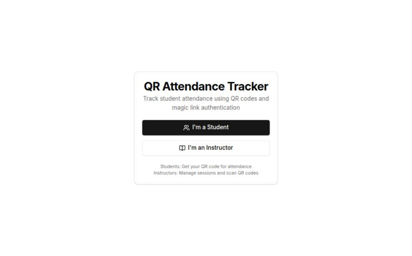 QR Attendance App
